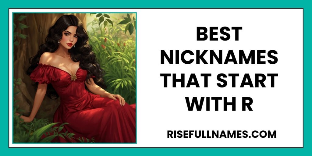 Best Nicknames That Start With R