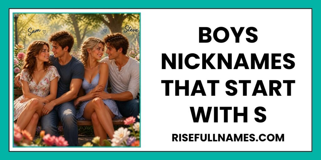 Boys Nicknames That Start With S
