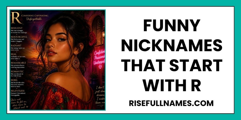 Funny Nicknames That Start With R