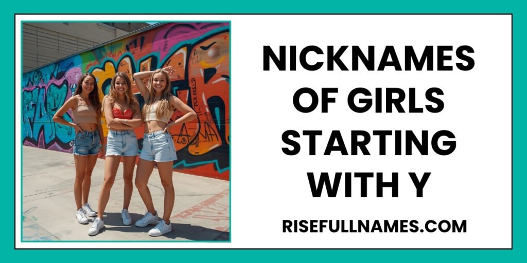 Nicknames Of Girls Starting With Y