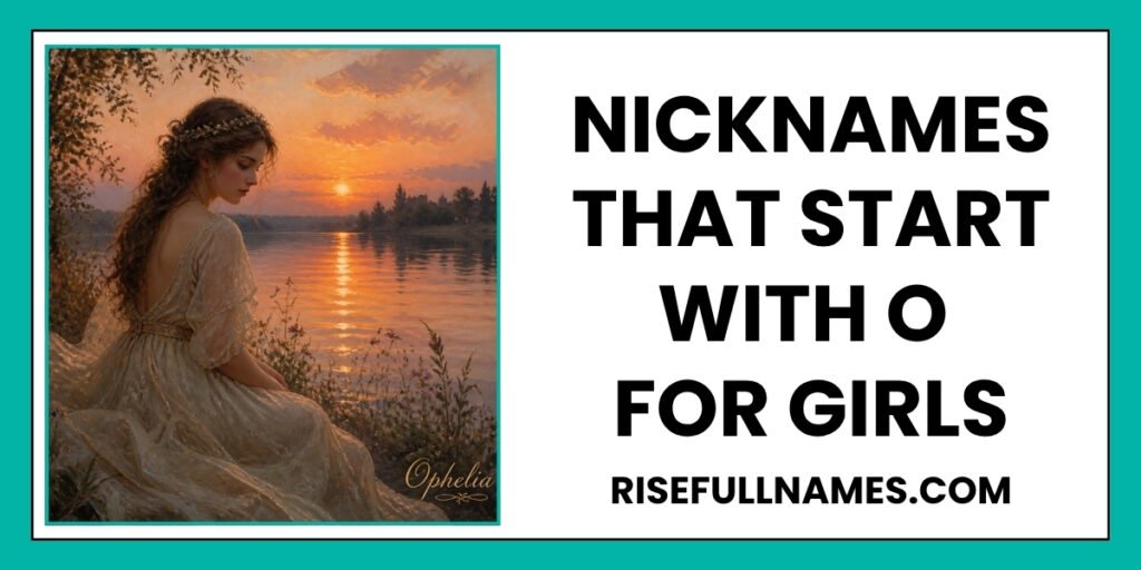 Nicknames That Start With O For Girls