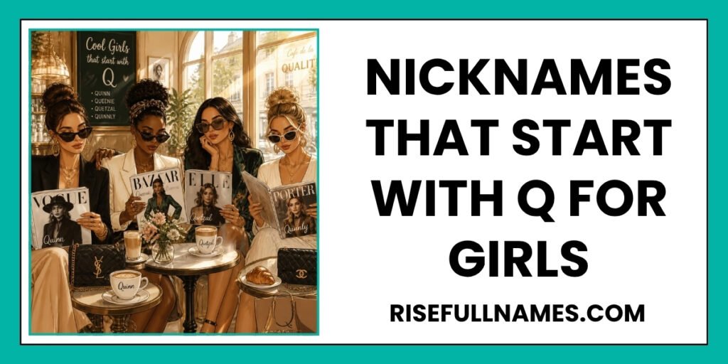 Nicknames That Start With Q For Girls