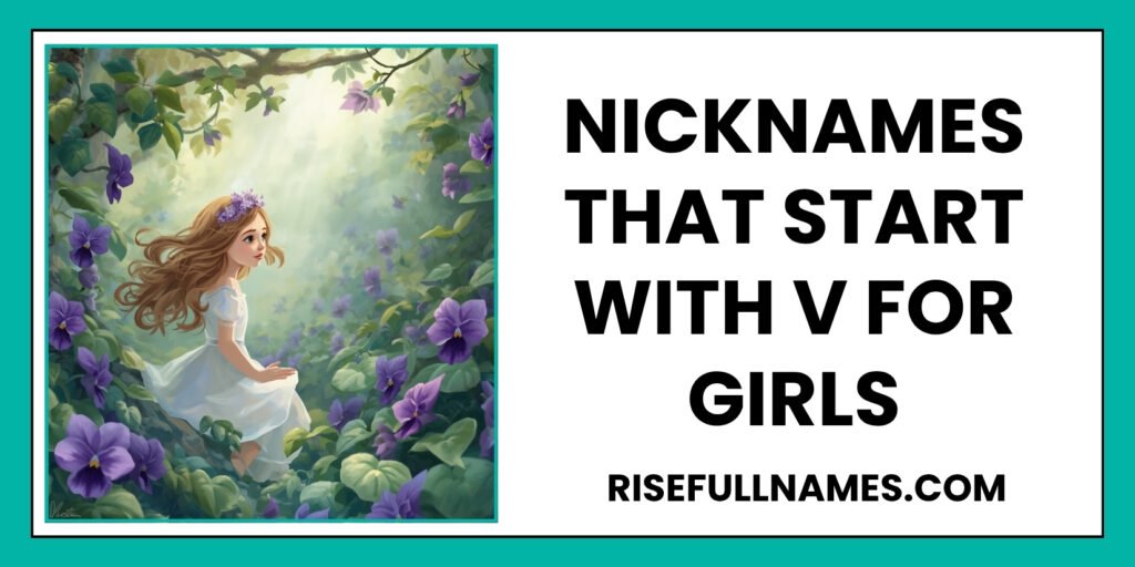 Nicknames That Start With V For Girls
