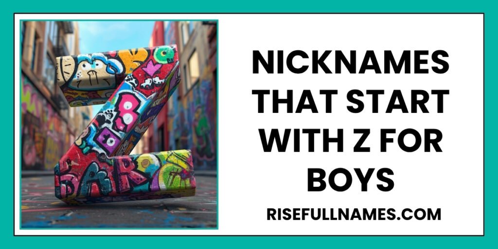 Nicknames That Start With Z For Boys