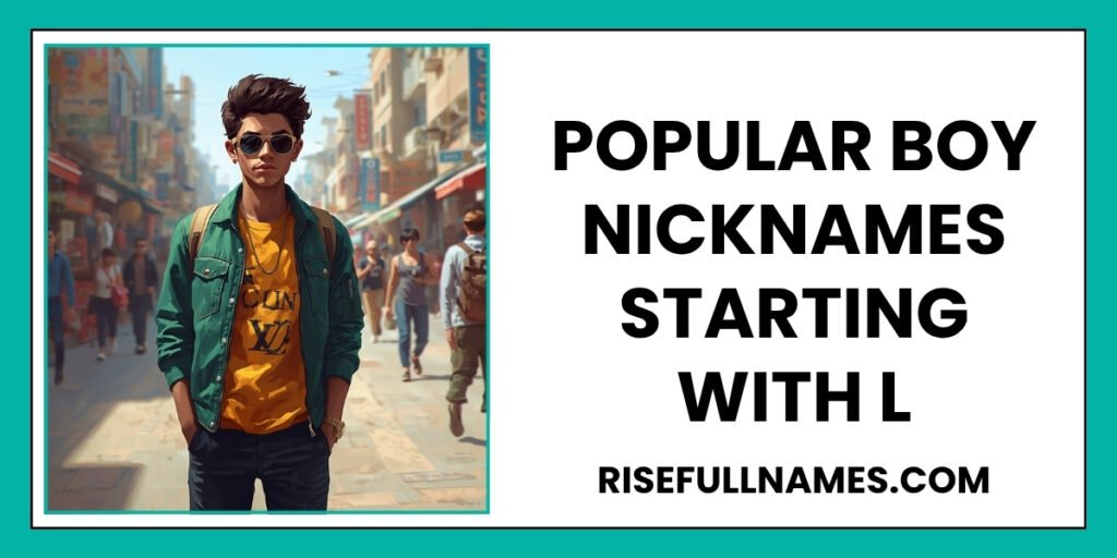 Popular Boy Nicknames Starting With L
