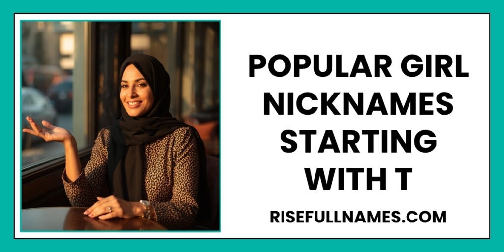 Popular Girl Nicknames Starting With T