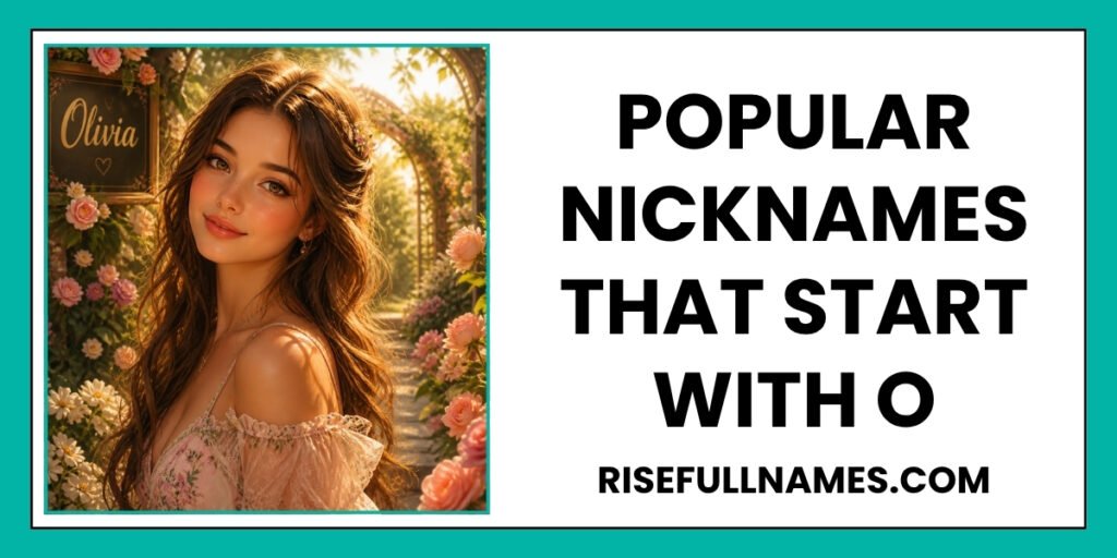 Popular Nicknames That Start with O