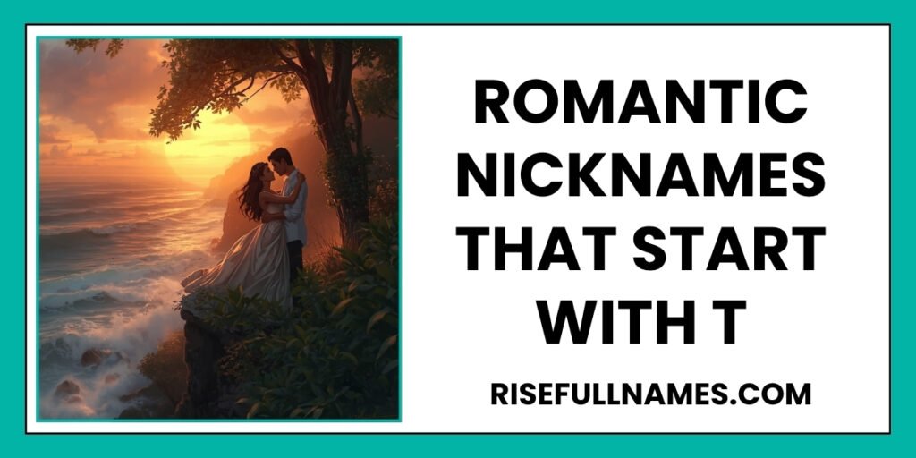 Romantic Nicknames That Start With T