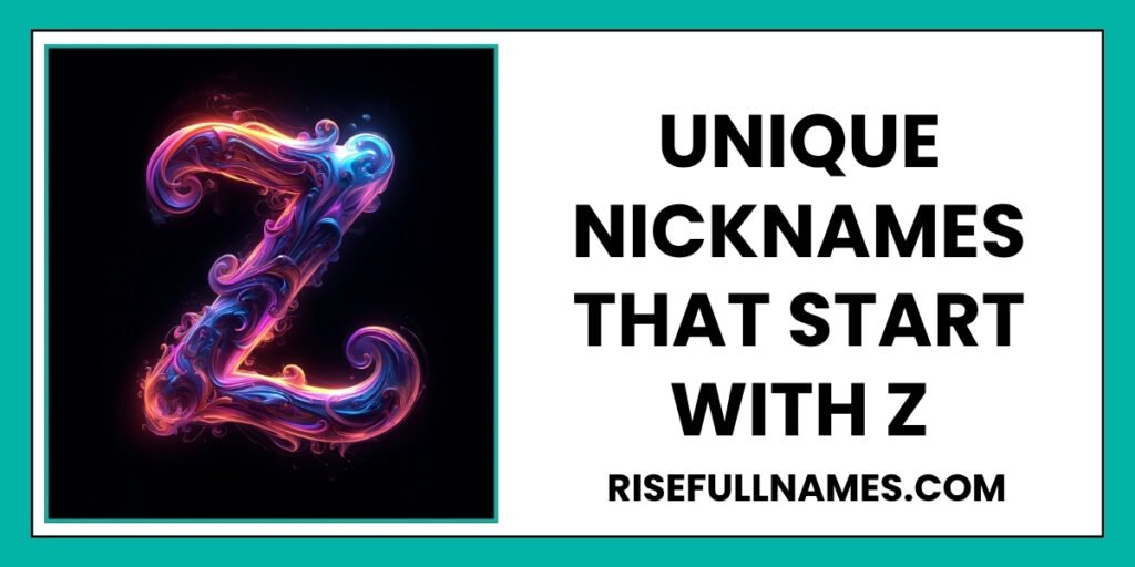 Unique Nicknames That Start With Z