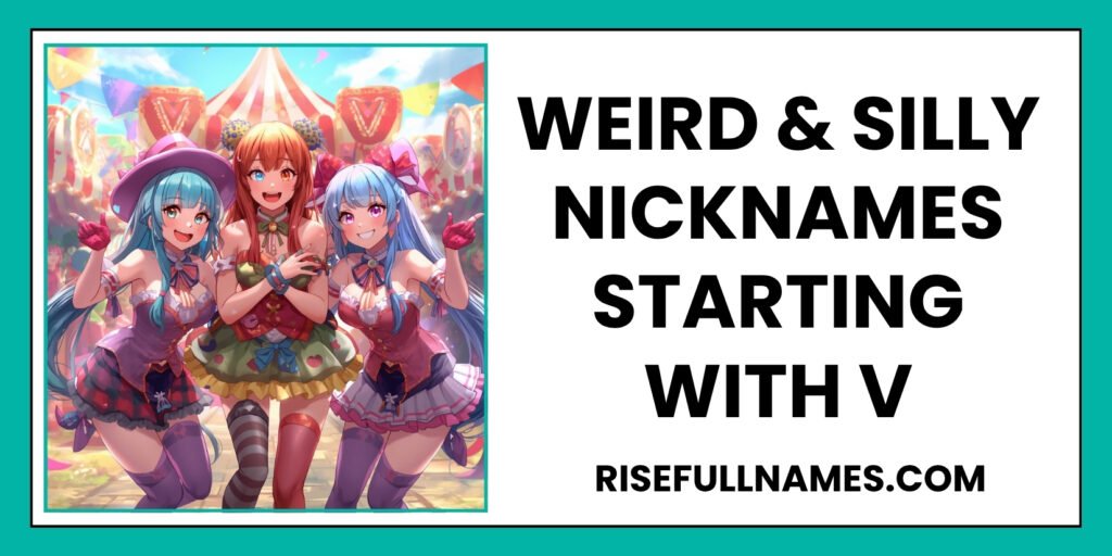 Weird & Silly Nicknames Starting With V
